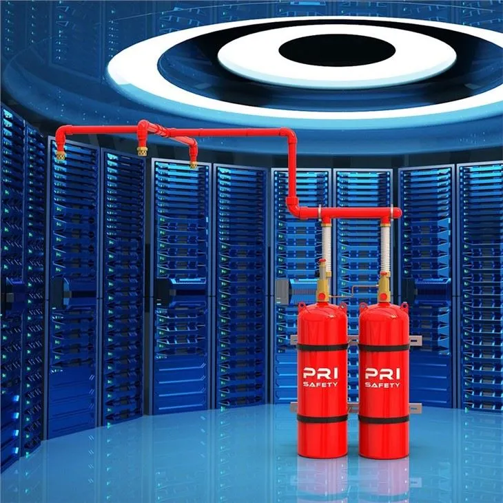 HFC227ea Total Flooding Fire System Activated By Solenoid Valve With Control System